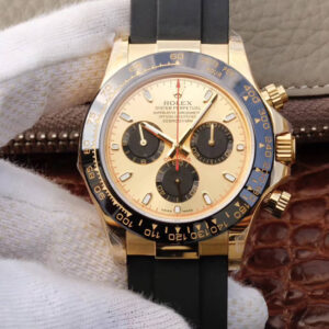 Rolex Daytona 116518ln JH Factory Hot Replica Watches Black Strap - Hot Replica Watches
