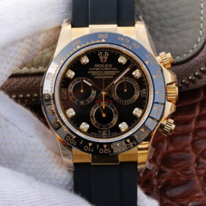 Rolex Daytona M116518ln-0046 JH Factory Hot Replica Watches Black Strap - Hot Replica Watches