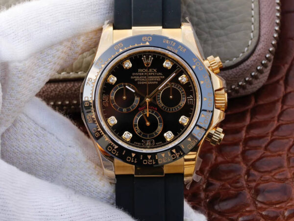 Rolex Daytona M116518ln-0046 JH Factory Hot Replica Watches Black Strap - Hot Replica Watches