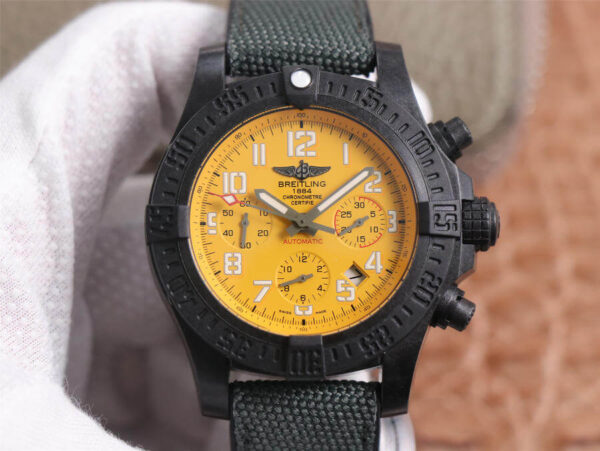 Breitling Avenger XB0180E41I1W1 GF Factory Hot Replica Watches Yellow Dial - Hot Replica Watches