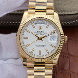 Rolex Day Date M228238-0008 EW Factory Hot Replica Watches White Dial - Hot Replica Watches