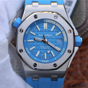 Audemars Piguet Royal Oak Offshore 15710ST.OO.A032CA.01 JF Factory Hot Replica Watches Blue Strap - Hot Replica Watches