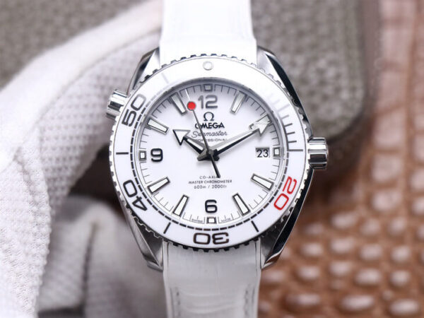 Omega Seamaster 522.33.40.20.04.001 VS Factory Hot Replica Watches White Strap - Hot Replica Watches