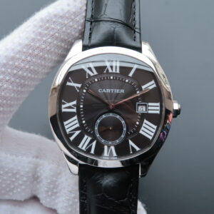 Cartier Drive WSNM0009 V6 Factory Hot Replica Watches Black Strap - Hot Replica Watches