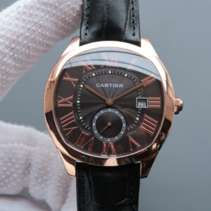 Cartier Drive WGNM0004 V6 Factory Hot Replica Watches Black Strap - Hot Replica Watches
