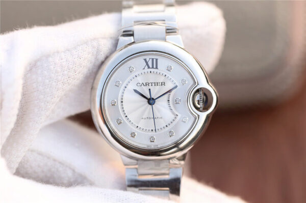Cartier Ballon Bleu WE902074 V6 Factory Hot Replica Watches White Dial - Hot Replica Watches