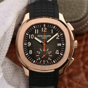 Patek Philippe Aquanaut 5968A-001 Hot Replica Watches Black Strap - Hot Replica Watches