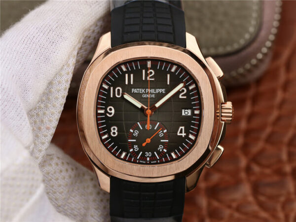 Patek Philippe Aquanaut 5968A-001 Hot Replica Watches Black Strap - Hot Replica Watches