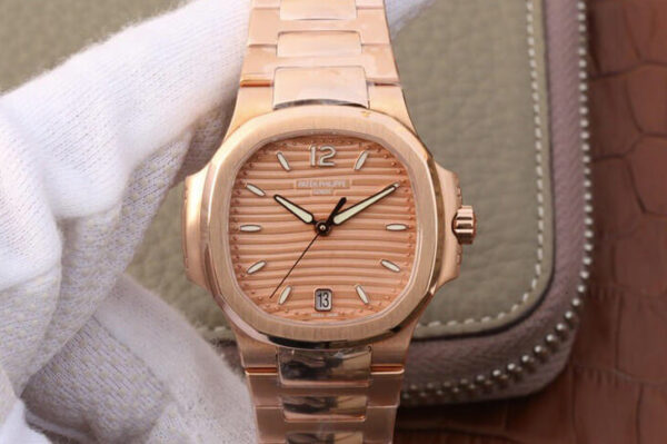Patek Philippe Nautilus 7118-1R-010 PF Factory Hot Replica Watches Gold Case - Hot Replica Watches