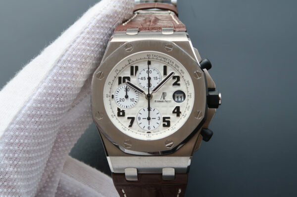 Audemars Piguet Royal Oak Offshore 26170ST.OO.D091CR.01 JF Factory Hot Replica Watches Brown Strap - Hot Replica Watches