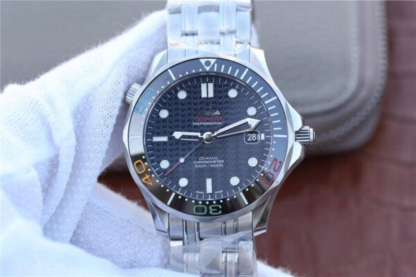 Omega Seamaster 522.30.41.20.01.001 V6 Factory Hot Replica Watches Steel Strap - Hot Replica Watches
