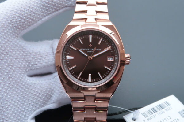 Vacheron Constantin Overseas 8F Factory Hot Replica Watches Reddish Brown Dial - Hot Replica Watches