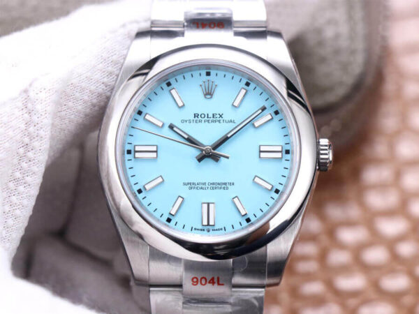 Rolex Oyster Perpetual M124300-0006 EW Factory Hot Replica Watches Blue Dial - Hot Replica Watches