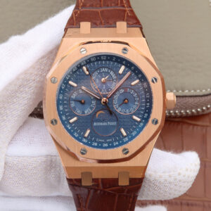 Audemars Piguet Royal Oak 26574 JF Factory Hot Replica Watches Brown Strap - Hot Replica Watches