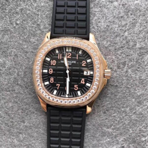 Patek Philippe Aquanaut PPF Factory Hot Replica Watches Black Strap - Hot Replica Watches