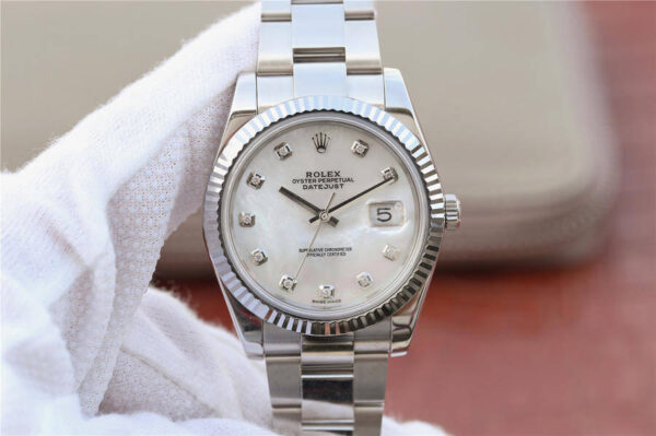 Rolex Datejust M126334-0019 EW Factory Hot Replica Watches White Dial - Hot Replica Watches