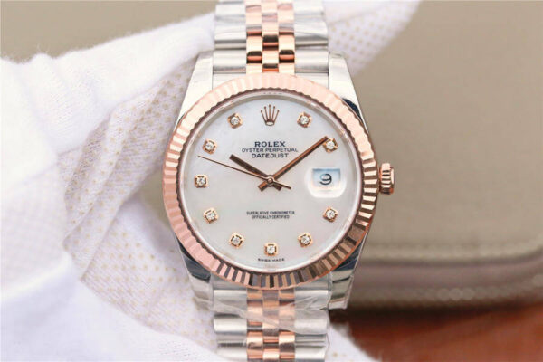 Rolex Datejust M126331-0014 EW Factory Hot Replica Watches White Dial - Hot Replica Watches