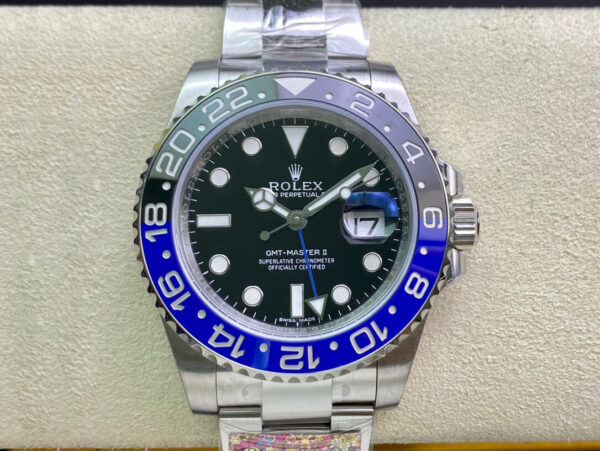 Rolex GMT Master II 116710BLNR-78200 Clean Factory Hot Replica Watches Steel Strap - Hot Replica Watches