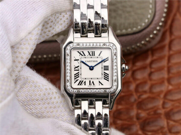 Cartier Panthere W4PN0008 GF Factory Hot Replica Watches White Dial - Hot Replica Watches