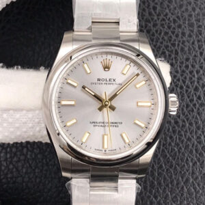 Rolex Oyster Perpetual M277200-0001 EW Factory Hot Replica Watches Silver Dial - Hot Replica Watches