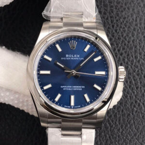Rolex Oyster Perpetual M277200-0003 EW Factory Hot Replica Watches Blue Dial - Hot Replica Watches