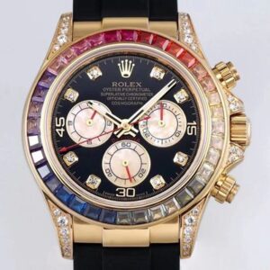 Rolex Daytona 116598RBOW BL Factory Hot Replica Watches Black Dial - Hot Replica Watches