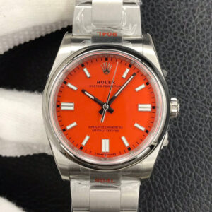 Rolex Oyster Perpetual M126000-0007 EW Factory Hot Replica Watches Red Dial - Hot Replica Watches