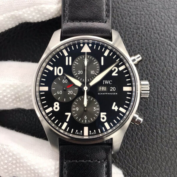 Pilot IW377709 ZF Factory Hot Replica Watches Black Strap - Hot Replica Watches