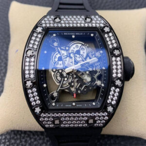 Richard Mille RM055 KV Factory Hot Replica Watches Black Strap - Hot Replica Watches