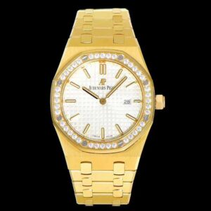 Audemars Piguet Royal Oak 67651BA.ZZ.1261BA.01 JF Factory Hot Replica Watches Gold Case - Hot Replica Watches