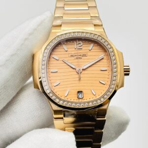 Patek Philippe Nautilus 7118/1200R-010 3K Factory Hot Replica Watches Gold Dial - Hot Replica Watches