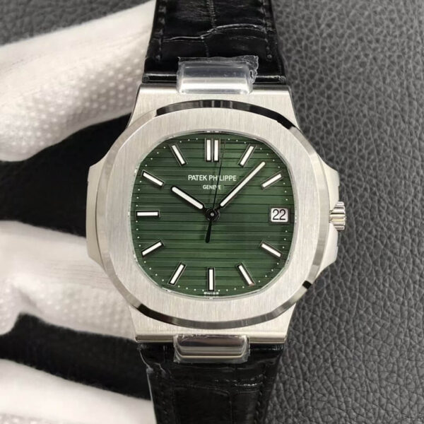 Patek Philippe Nautilus 5711/1A-014 3K Factory Hot Replica Watches Black Strap - Hot Replica Watches
