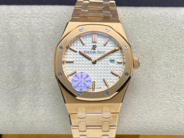 Audemars Piguet Royal Oak 67650OR.OO.1261OR.01 JF Factory Hot Replica Watches Gold Case - Hot Replica Watches