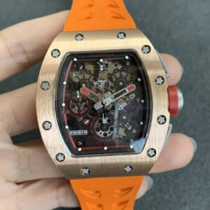 Richard Mille RM011 KV Factory Hot Replica Watches Orange Strap - Hot Replica Watches