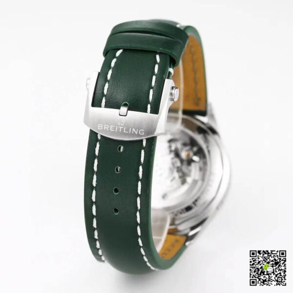 Breitling Premier AB0118A11L1X1 GF Factory Hot Replica Watches Green Strap - Hot Replica Watches