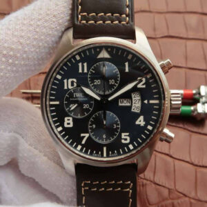 IWC Pilot IW377706 ZF Factory Hot Replica Watches Brown Strap - Hot Replica Watches
