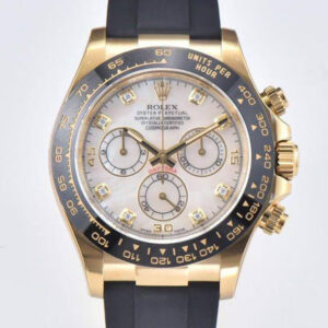 Rolex Daytona 116518LN-0037 Clean Factory Hot Replica Watches Black Strap - Hot Replica Watches
