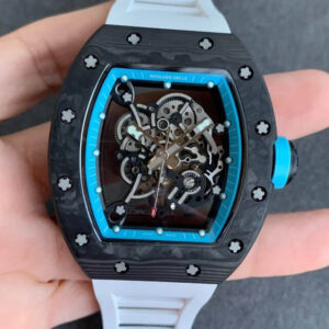 Richard Mille RM055 KV Factory Hot Replica Watches White Strap - Hot Replica Watches