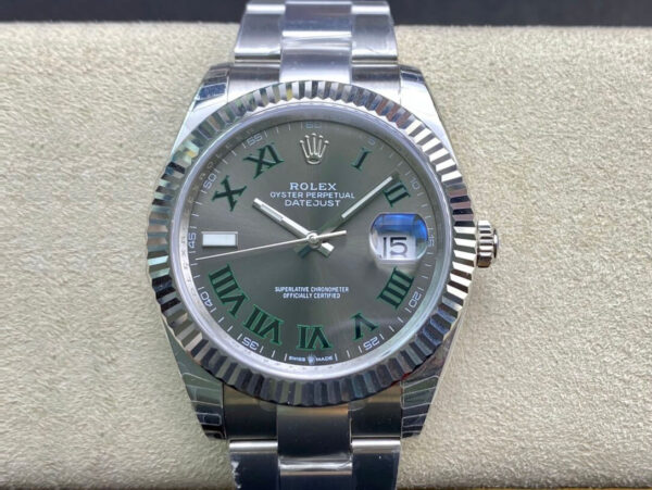 Rolex Datejust M126334-0021 EW Factory Hot Replica Watches Grey Dial - Hot Replica Watches