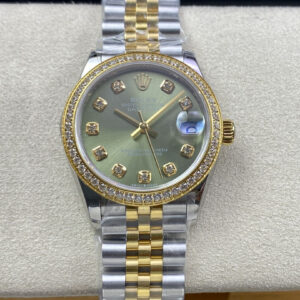 Rolex Datejust M278383RBR-0030 EW Factory Hot Replica Watches Green Dial - Hot Replica Watches