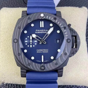 Panerai Submersible PAM01232 VS Factory Hot Replica Watches Blue Strap - Hot Replica Watches