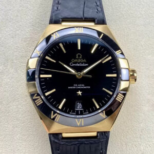 Omega Constellation 131.63.41.21.01.001 VS Factory Hot Replica Watches Black Strap - Hot Replica Watches