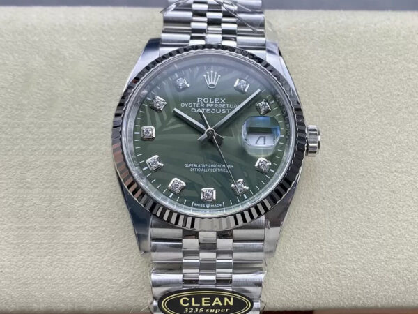 Rolex Datejust M126234-0055 Clean Factory Hot Replica Watches Steel Strap - Hot Replica Watches