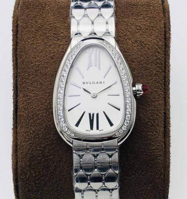 Bvlgari Serpenti 103361 BV Factory Hot Replica Watches Diamond White Dial - Hot Replica Watches