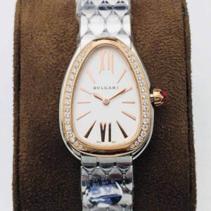 Bvlgari Serpenti 103143 BV Factory Hot Replica Watches Rose Gold White Dial - Hot Replica Watches