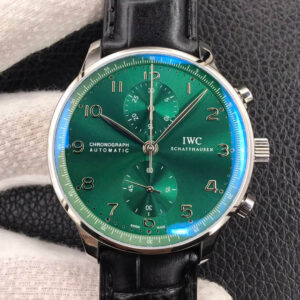 IWC Portugieser IW371615 ZF Factory Hot Replica Watches Green Dial - Hot Replica Watches