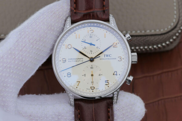 IWC Portugieser IW371440 ZF Factory Hot Replica Watches Brown Strap - Hot Replica Watches