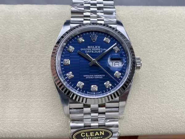 Rolex Datejust M126234-0057 Clean Factory Hot Replica Watches Dark Blue Dial - Hot Replica Watches