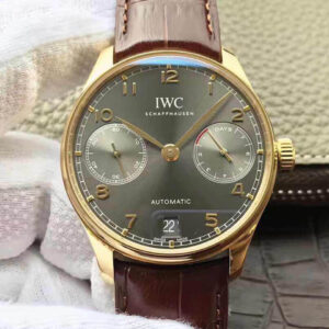 IWC Portugieser IW500101 ZF Factory Hot Replica Watches Brown Strap - Hot Replica Watches