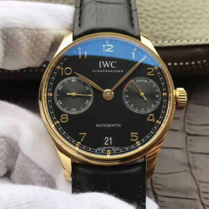 IWC Portugieser IW500101 ZF Factory Hot Replica Watches Black Strap - Hot Replica Watches